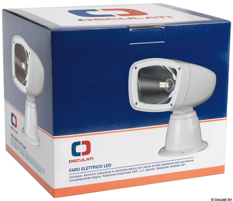 Aldebaran Combo LED searchlight 24 V black - foto originale Osculati Srl