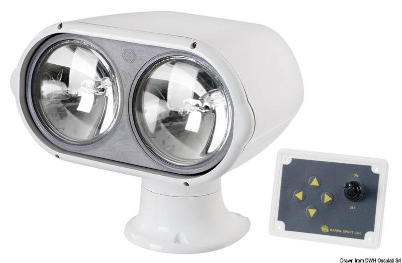 Night Eye light w/2 watertight bulbs 12 V - foto originale Osculati Srl