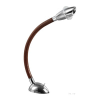 Strahler 3 W m. braunem Leder bezogen