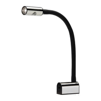 Spot LED articulé de lecture silicone noir