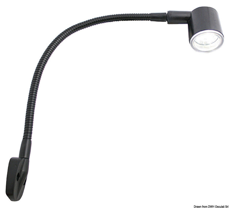 Batsystem Flexible arm 6 x SMD LED light 8/30 V 130 mm - foto originale Osculati Srl