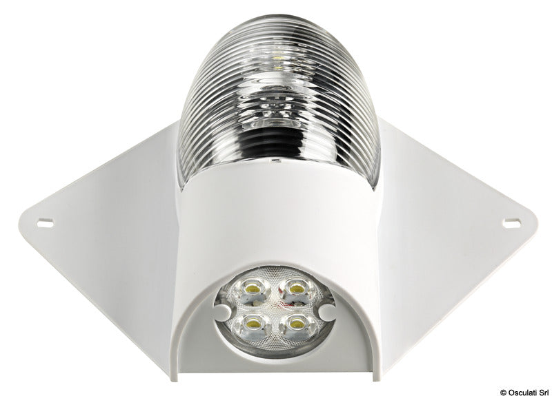 Navigation and deck LED-light 12/24 V white body - foto originale Osculati Srl