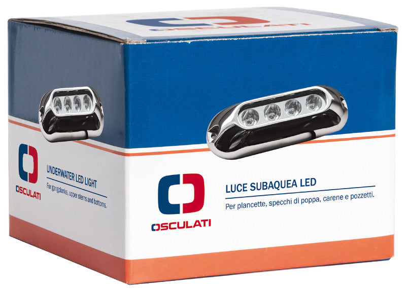 Underwater spot light w/ 4 blue LEDs - foto originale Osculati Srl