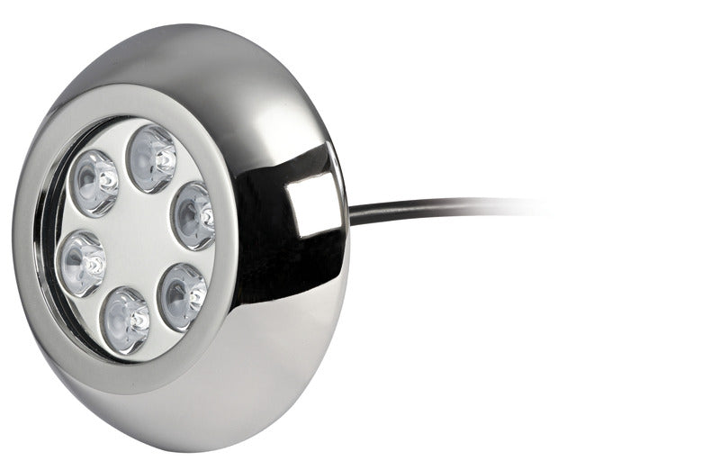 Underwater light w/6x3W RGBW LEDs with screws - foto originale Osculati Srl