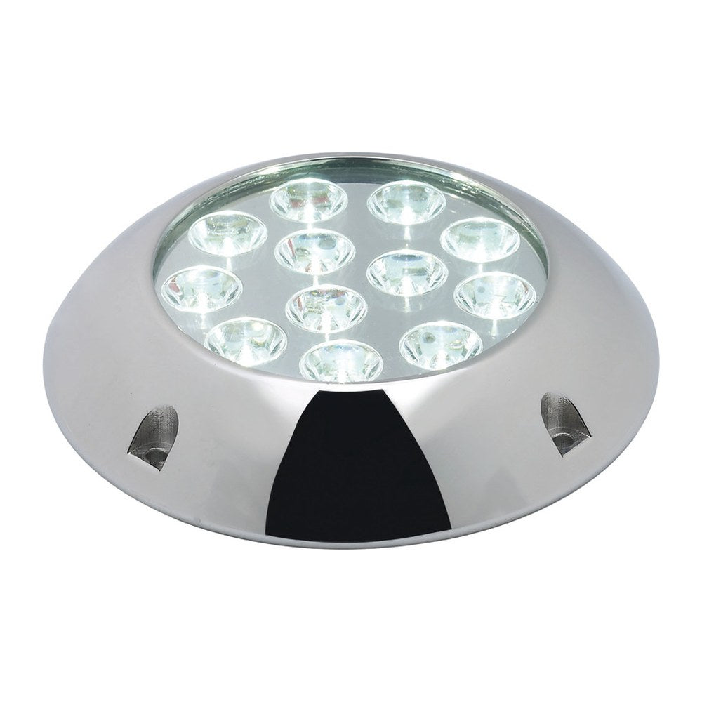 Underwater light w/12x3W blue LEDs with screws - foto originale Osculati Srl