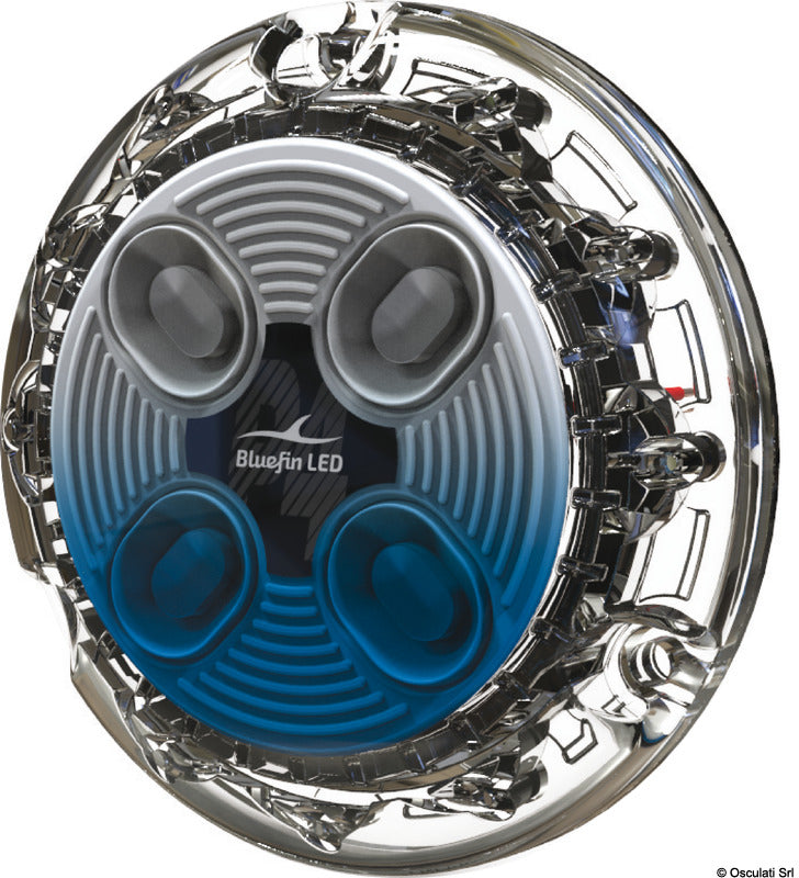 PIRANHA P4 POLYMER LED underwater light blue - foto originale Osculati Srl