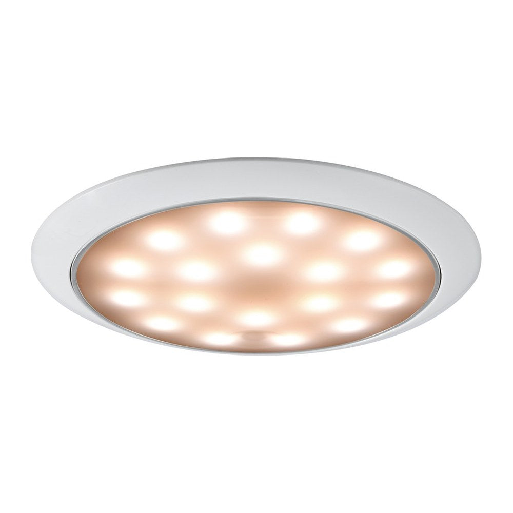 Day/Night LED ceiling light recessless white/SS - foto originale Osculati Srl