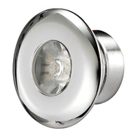 LED-kurtesylampa rund blå