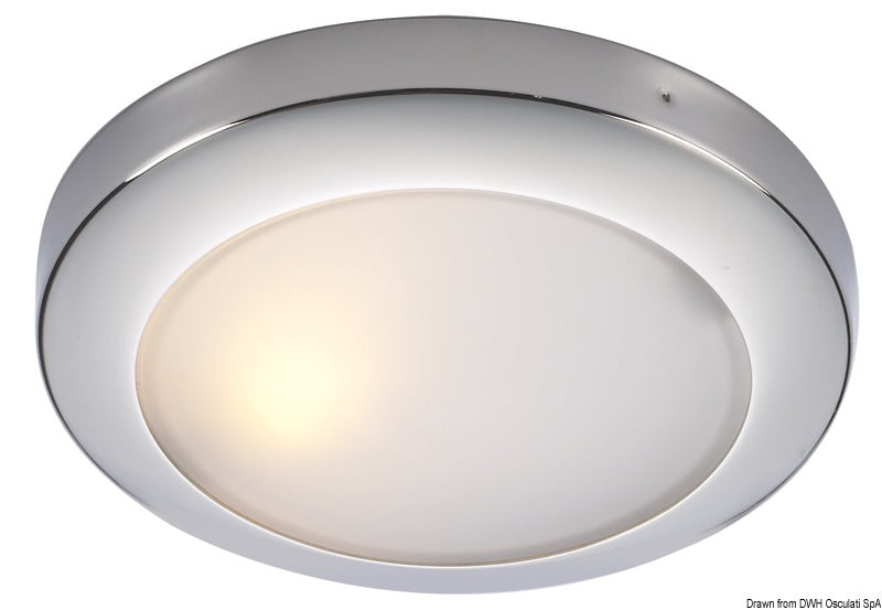 Polaris mirror polished ceiling light 12/24V 5W - foto originale Osculati Srl