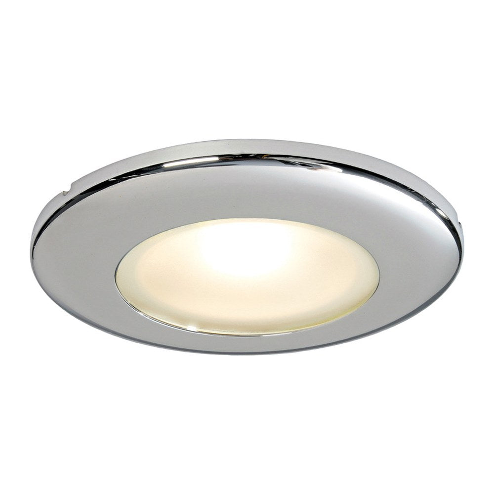 Capella II LED recess ceiling light mirror-polished white 1+1 LED - foto originale Osculati Srl