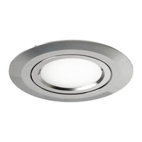 Foco LED orientável de embutir, luz quente 2W