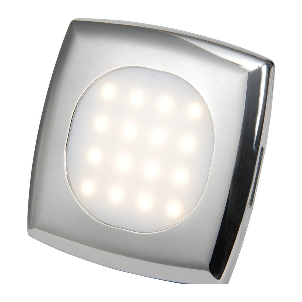 Square LED spotlight - foto originale Osculati Srl