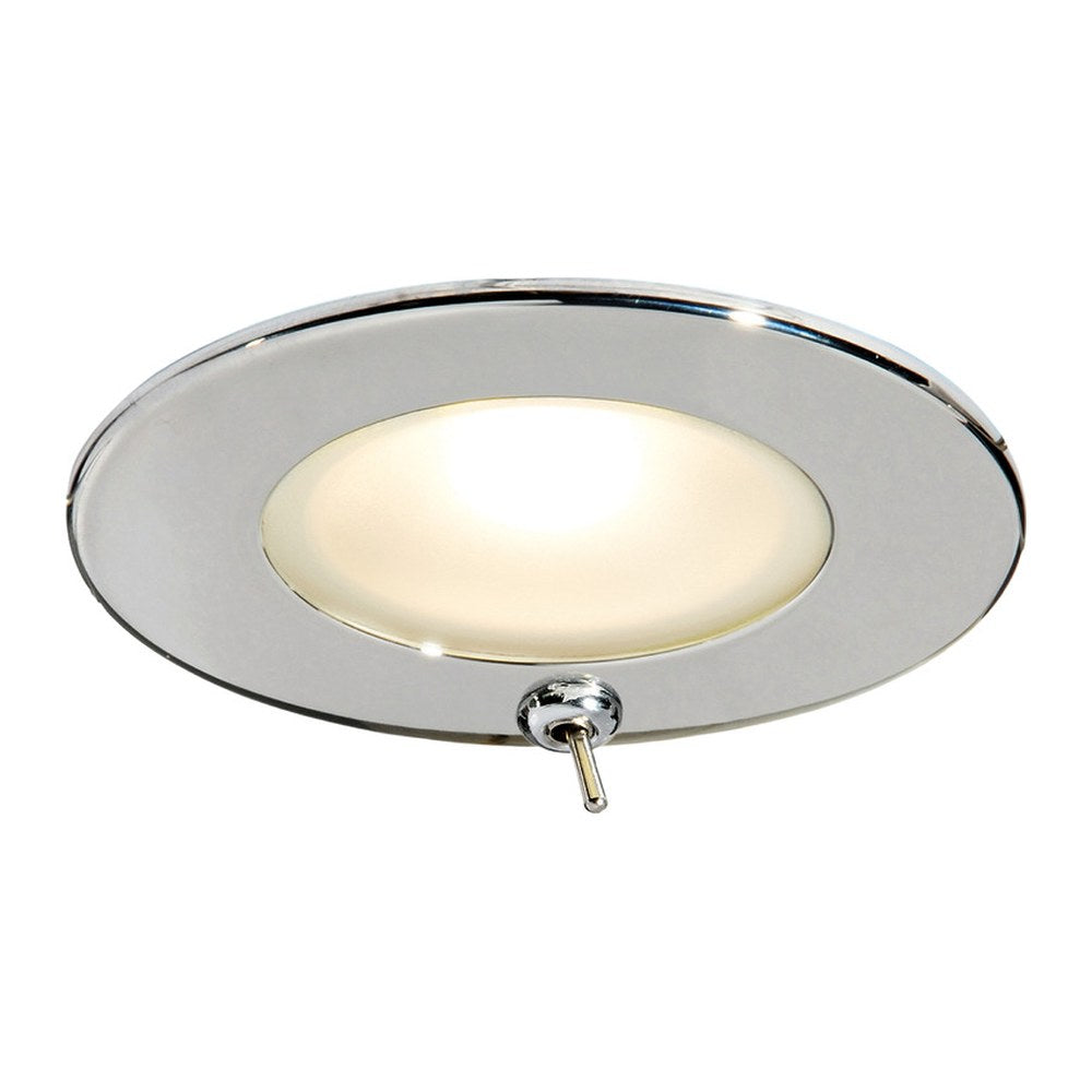 Atria II LED recess ceiling light mirror-polished IP40 - foto originale Osculati Srl