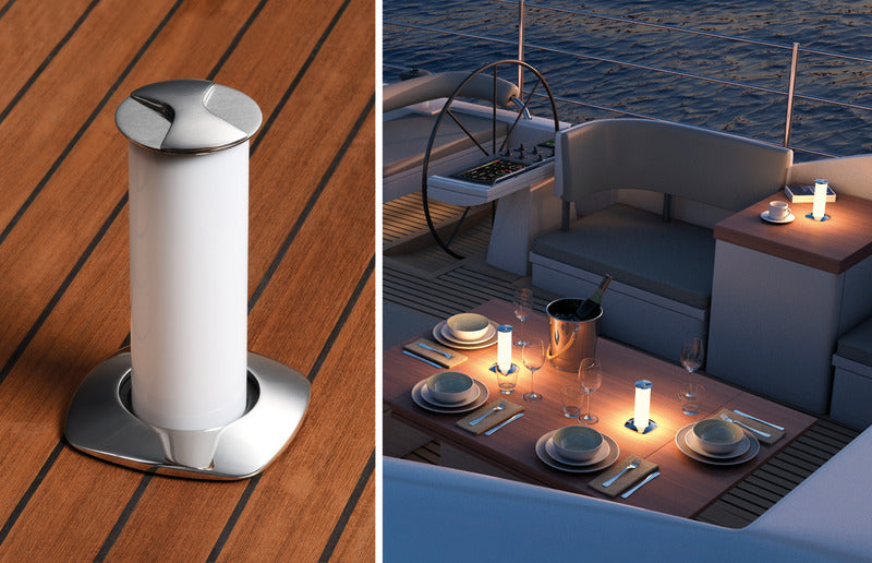 Aurora pop-out LED table light - foto originale Osculati Srl