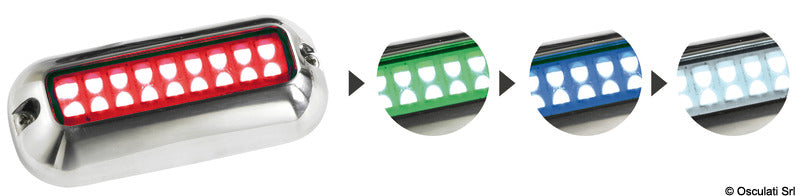 Underwater LED light RGBW - foto originale Osculati Srl