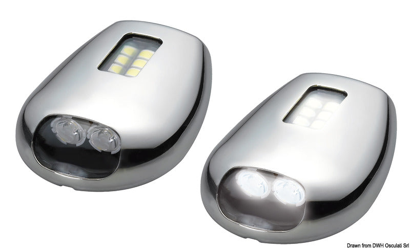 Pair of LED docking lights - foto originale Osculati Srl
