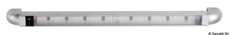 Turnstripe 8-LED track light, rotating version - foto originale Osculati Srl