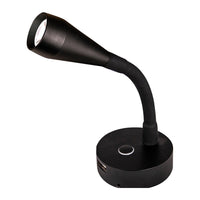 Spot articulé LED BATSYSTEM Leis noir 12V 3W