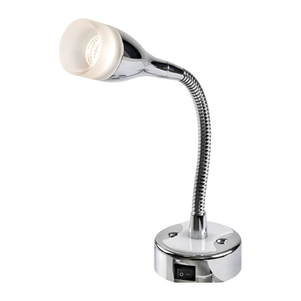Articulated LED spotlight polished 240 mm - foto originale Osculati Srl