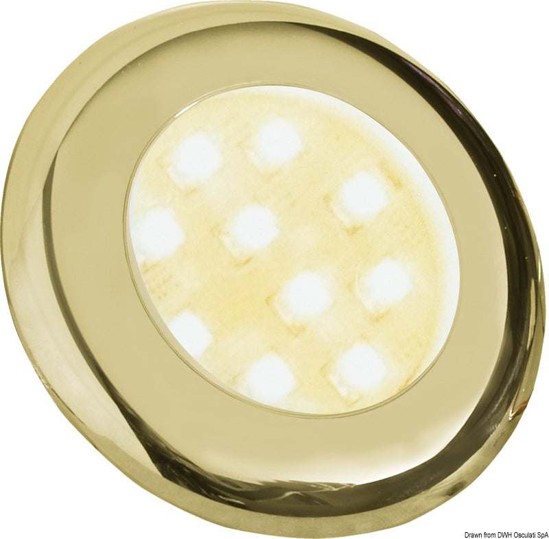Batsystem Nova 2 LED ceiling light golden - foto originale Osculati Srl