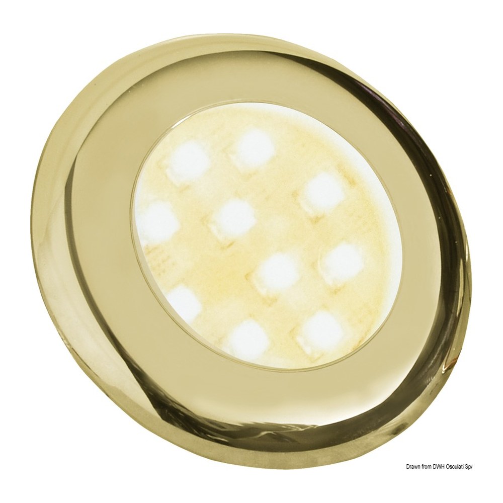 Batsystem Nova 2 LED ceiling light golden - foto originale Osculati Srl