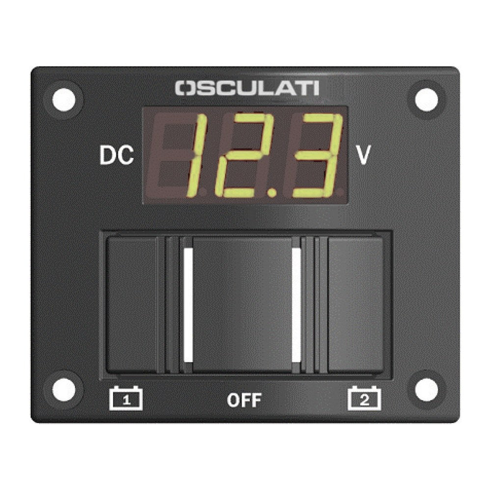 2-battery panel with tester digital IP56 - foto originale Osculati Srl