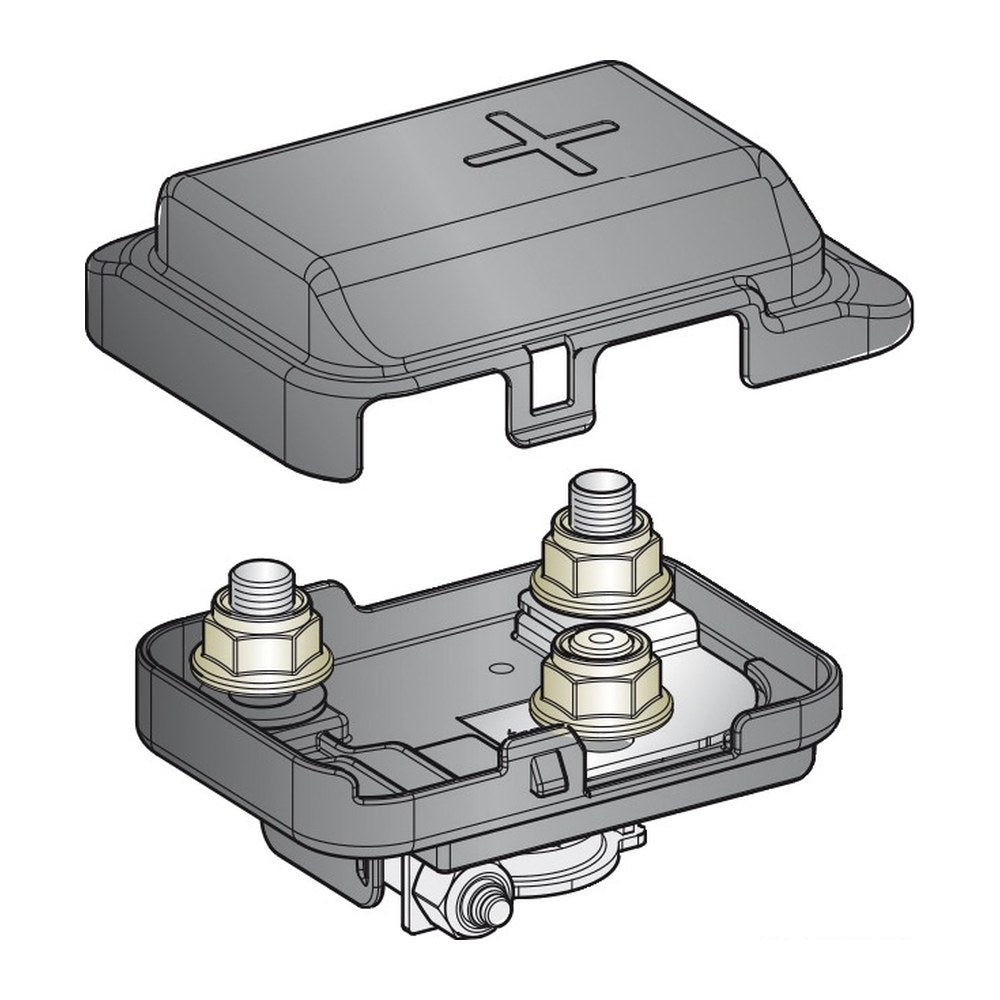 Power distribution fuse box for Mega fuse - foto originale Osculati Srl