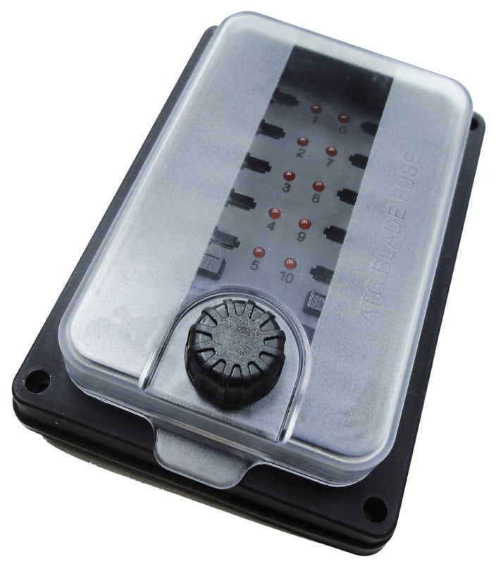 Waterproof blade fuse holder box 10 seats - foto originale Osculati Srl