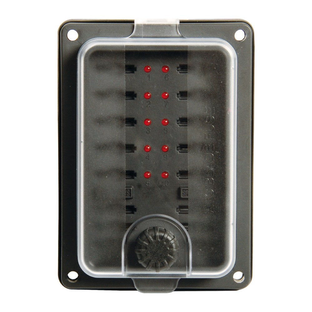 Waterproof blade fuse holder box 10 seats - foto originale Osculati Srl