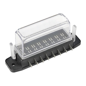 Watertight blade fuse holder deep lid 8 seats - foto originale Osculati Srl