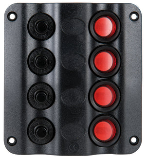 Wave electric control panel 4 switches - foto originale Osculati Srl