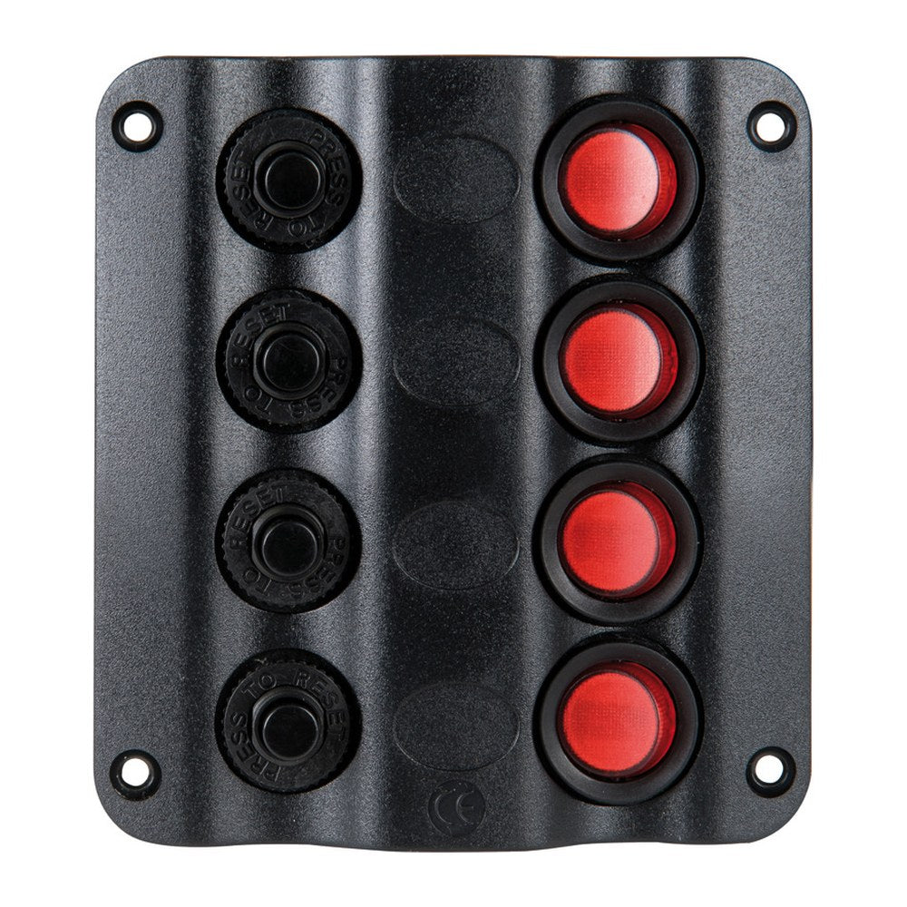Wave electric control panel 4 switches - foto originale Osculati Srl