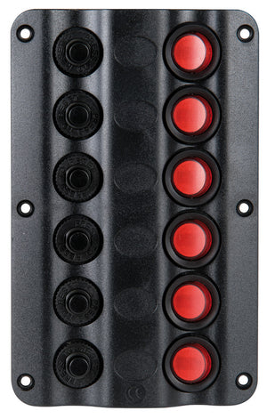 Wave electric control panel 6 switches - foto originale Osculati Srl