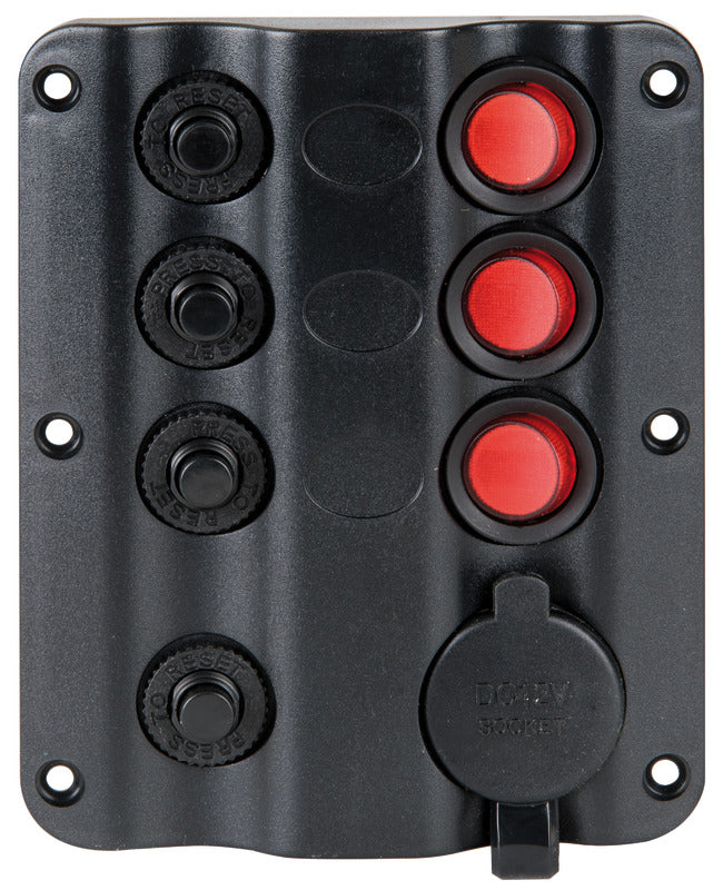 Wave electric control panel 3 + lighter plug - foto originale Osculati Srl