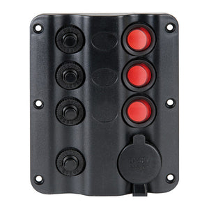 Wave electric control panel 3 + lighter plug - foto originale Osculati Srl