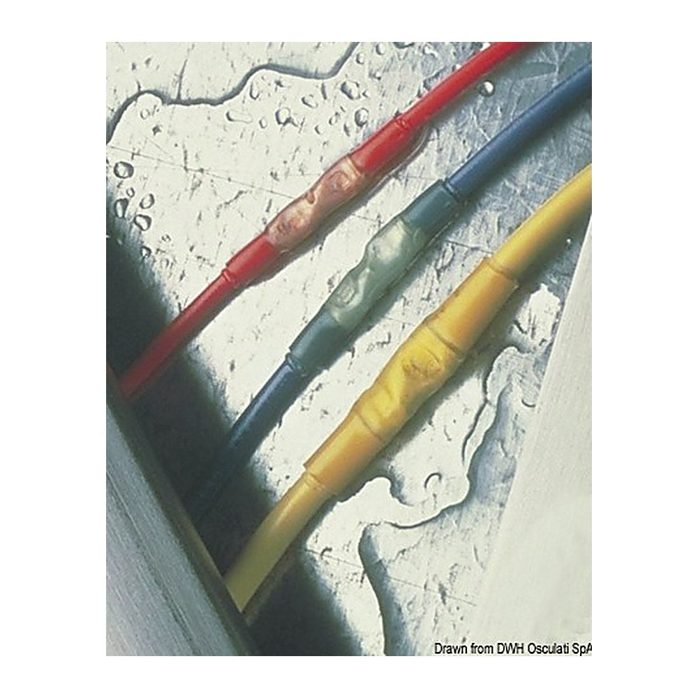 Watertight crimping joints, yellow (pack of 100) - foto originale Osculati Srl