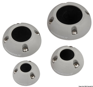 Scanstrut plastic packing gland Ø 9/14mm big hole - foto originale Osculati Srl