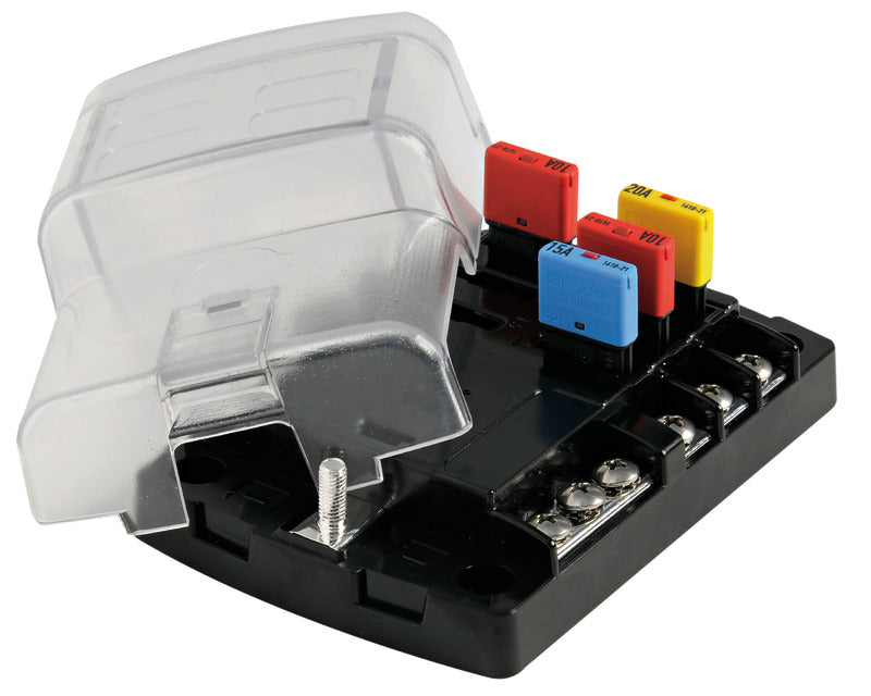 Resettable fuse holder box 6 housings - foto originale Osculati Srl