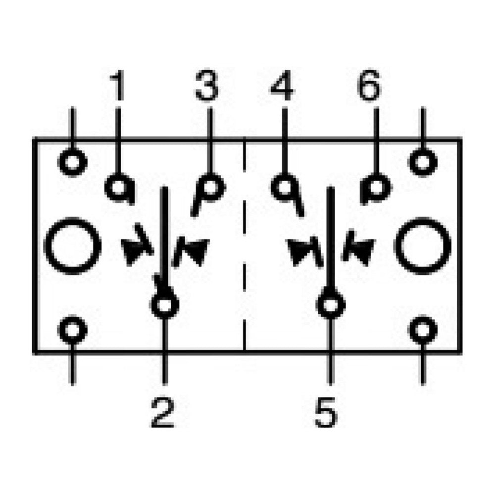Carling Technologies (ON)-OFF-(ON) switch 12 V - foto originale Osculati Srl
