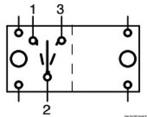 Carling Technologies ON-OFF-ON switch 12 V - foto originale Osculati Srl