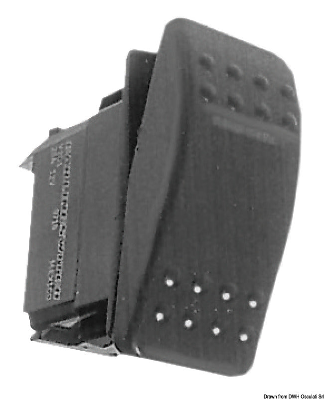 Carling Technologies Contura ON-OFF-ON switch w/return spring 7 poles - foto originale Osculati Srl