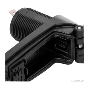 Scanstrut Dual USB socket Type A + Type C - foto originale Osculati Srl