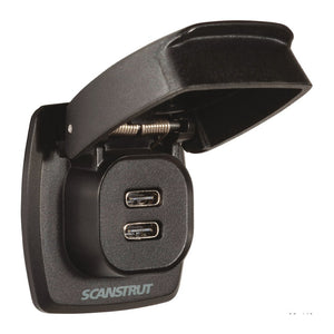 SCANSTRUT Flip Pro double USB-C watertight socket - foto originale Osculati Srl