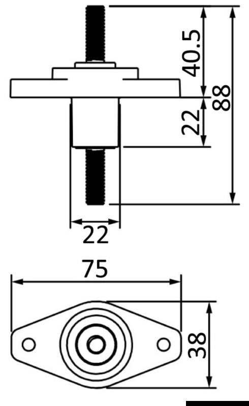 Big junction box for electrical cable red - foto originale Osculati Srl