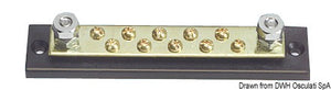 Bus-bar electric terminal board 10 x 4 mm - foto originale Osculati Srl