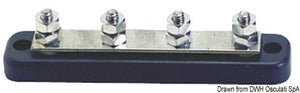 Bus-bar electric terminal board 4 x 6 mm - foto originale Osculati Srl