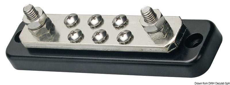 Bus-Bar electric terminal board 2 x 8 mm - foto originale Osculati Srl