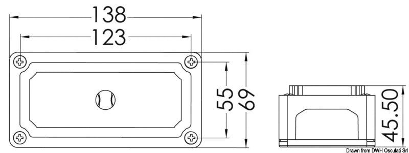 Bus-Bar Heavy Duty terminal 2 x 10 mm - foto originale Osculati Srl