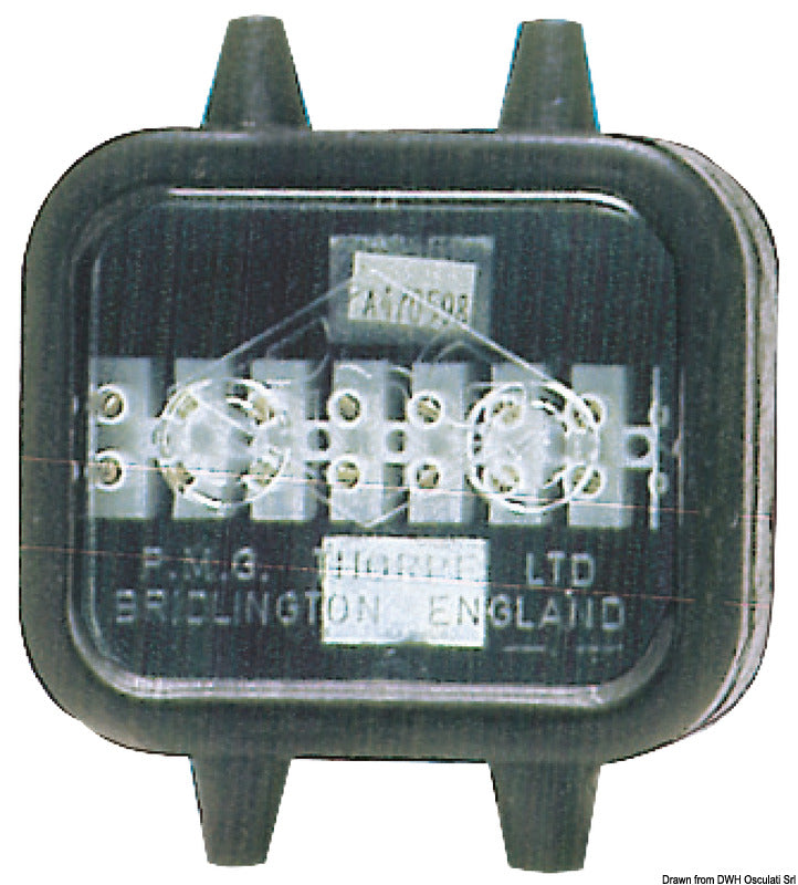Watertight terminal board 8 poles - foto originale Osculati Srl