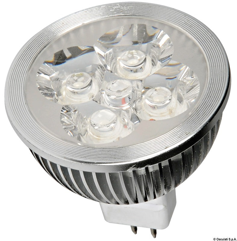LED spare spotlight HD 4 W 12/24 V - foto originale Osculati Srl
